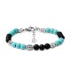 BRACCIALE UOMO CON PIETRE NATURALI - QGL2664C746