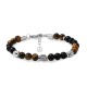 BRACCIALE UOMO CON PIETRE NATURALI - QGL2664C746