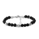 BRACCIALE UOMO CON PIETRE NATURALI - QGL2664C746