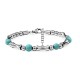 BRACCIALE UOMO CON ELEMENTI A BAMBÙ E PIETRE NATURALI - QGL2664C749