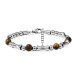 BRACCIALE UOMO CON ELEMENTI A BAMBÙ E PIETRE NATURALI - QGL2664C749