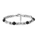 BRACCIALE UOMO CON ELEMENTI A BAMBÙ E PIETRE NATURALI - QGL2664C749