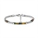 BRACCIALE UOMO CON SFERE E PIETRE NATURALI - QGL2664C750