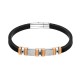 BRACCIALE UOMO IN SILICONE CON INSERTI IN ACCIAIO - RD211015124D64/D65 BRACCIALE UOMO IN SILICONE CON INSERTI IN ACCIAIO - RD211015124D64/D65