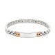 BRACCIALE DA UOMO CON PIASTRA E ZIRCONI - RD211015212D56/D57