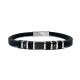 BRACCIALE UOMO IN SILICONE CON INSERTI IN ACCIAIO - RD2166124C28/C29