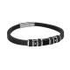 BRACCIALE UOMO IN SILICONE CON INSERTI IN ACCIAIO - RD2166124C28/C29