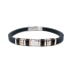 BRACCIALE UOMO IN SILICONE CON INSERTI IN ACCIAIO - RD2166124C28/C29