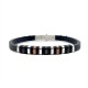 BRACCIALE IN SILICONE CON INSERTI IN ACCIAIO - RD2166124C31