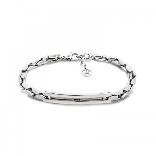 BRACCIALE UOMO PIASTRINA CON ZIRCON - RD24112A982