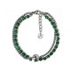 BRACCIALE ANCORA A DOPPIO FILO CON PERLINE DI PIETRA - RD24152A196/197/198/199 BRACCIALE ANCORA A DOPPIO FILO CON PERLINE DI PIETRA - RD24152A196/197/198/199