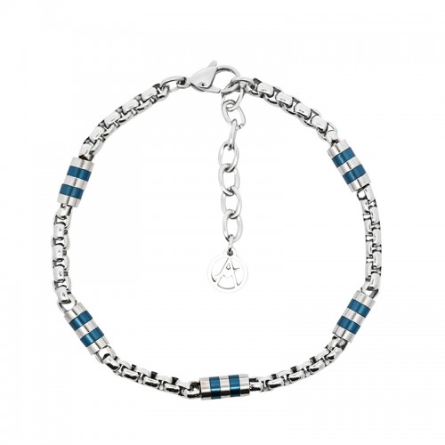 BRACCIALE UOMO A CATENA CON TUBI - RD2488A988