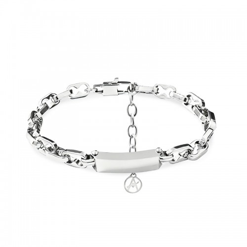 BRACCIALE UOMO A CATENA CON PIASTRINA - RD25108C170