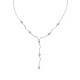 COLLANA A Y CON LINEE ONDULATE E PUNTI LUCE - DDK2325