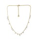 COLLANA A CATENA CON ZIRCONI PENDENTI - DDK2338