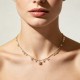 COLLANA A CATENA CON ZIRCONI PENDENTI - DDK2338