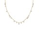 COLLANA A CATENA CON ZIRCONI PENDENTI - DDK2338