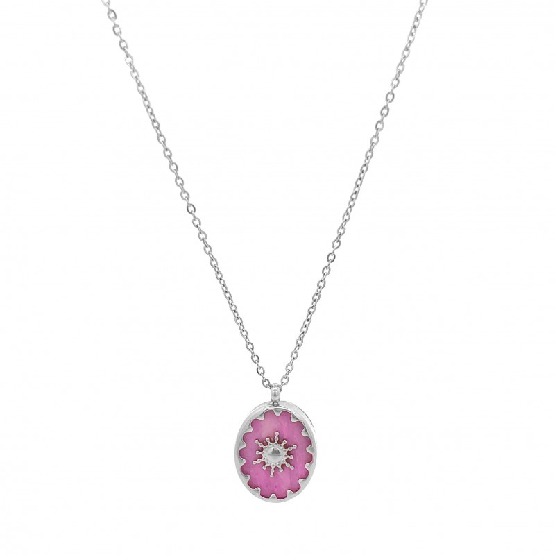 COLLANA CON CIONDOLO PENDENTE IN PIETRA - FB191219112G79