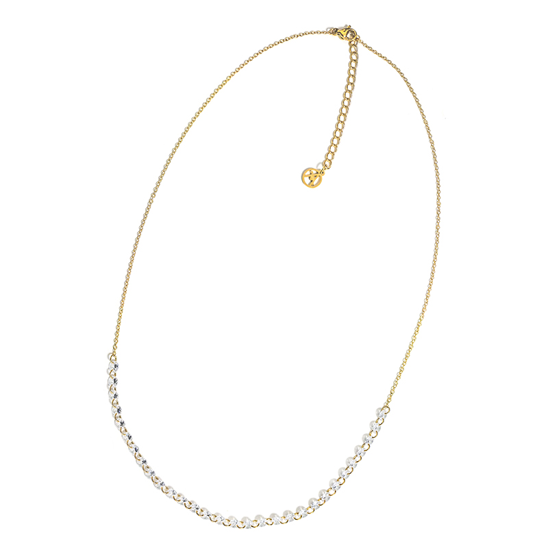 COLLANA CON FILA DI ZIRCONI - FFJ25100C621