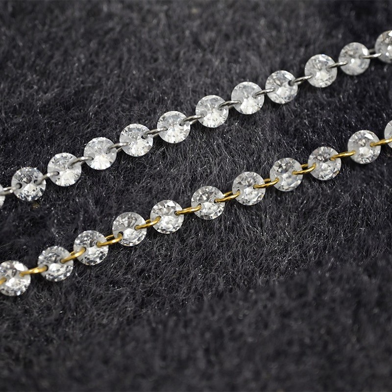 COLLANA CON FILA DI ZIRCONI - FFJ25100C621