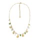 COLLANA A CATENA CON CHARMS MARINI E PERLINE COLORATE - FFJ251088C615