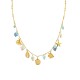 COLLANA A CATENA CON CHARMS MARINI E PERLINE COLORATE - FFJ251088C615