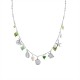 COLLANA A CATENA CON CHARMS MARINI E PERLINE COLORATE - FFJ251088C615