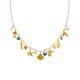 COLLANA A CATENA CON CHARMS MARINI E PERLINE COLORATE - FFJ25116C613