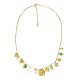 COLLANA A CATENA CON CHARMS FLOREALI - FFJ251512C601
