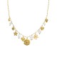 COLLANA A CATENA CON CHARMS FLOREALI - FFJ251512C601