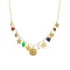 COLLANA A CATENA CON CHARMS FLOREALI - FFJ251512C601
