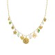 COLLANA A CATENA CON CHARMS FLOREALI - FFJ251512C601