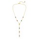 COLLANA A Y CON ZIRCONI MULTITAGLIO COLORATI - FFJ26100C841