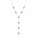 COLLANA A Y CON ZIRCONI MULTITAGLIO COLORATI - FFJ26100C841
