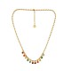 COLLANA CATENA A SFERE CON CHARM PUNTI LUCE - FFJ2694C839