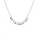 COLLANA CATENA A SFERE CON CHARM PUNTI LUCE - FFJ2694C839