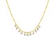 COLLANA CATENA A SFERE CON CHARM PUNTI LUCE - FFJ2694C839