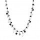 COLLANA CON PENDENTI A CUORE E PERLA - FJ211014116D40