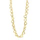 COLLANA LUNGA CATENA A CUORI MARTELLATI - FJ24196B553 COLLANA LUNGA CATENA A CUORI MARTELLATI - FJ24196B553