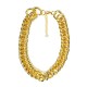 COLLANA GIROCOLLO A DOPPIA CATENA GRUMETTA GROSSA - FJ24712B509 COLLANA GIROCOLLO A DOPPIA CATENA GRUMETTA GROSSA - FJ24712B509