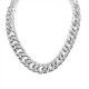 COLLANA GIROCOLLO A DOPPIA CATENA GRUMETTA GROSSA - FJ24712B509 COLLANA GIROCOLLO A DOPPIA CATENA GRUMETTA GROSSA - FJ24712B509