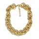 COLLANA GIROCOLLO CATENA GROSSA A MAGLIA DOPPIO CERCHIO - FJ24712B511