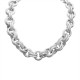 COLLANA GIROCOLLO CATENA GROSSA A MAGLIA DOPPIO CERCHIO - FJ24712B511