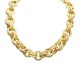 COLLANA GIROCOLLO CATENA GROSSA A MAGLIA DOPPIO CERCHIO - FJ24712B511