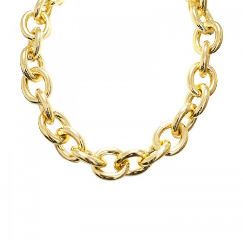 COLLANA GIROCOLLO A CATENA GROSSA - FJ24712B515/513