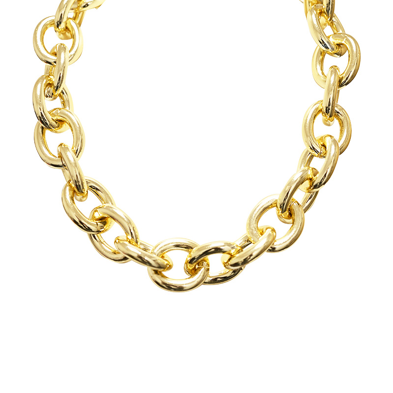 COLLANA GIROCOLLO A CATENA GROSSA - FJ24712B515/513