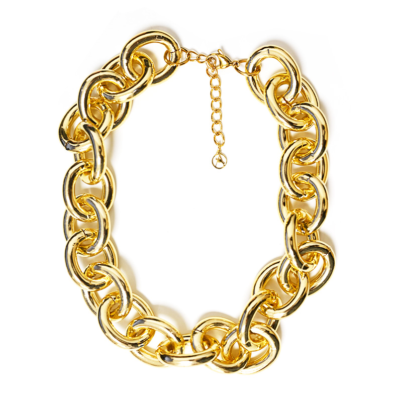 COLLANA GIROCOLLO A CATENA GROSSA - FJ24712B515/513 COLLANA GIROCOLLO A CATENA GROSSA - FJ24712B515/513