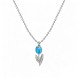 COLLANA CON PENDENTE TULIPANO IN SMALTO COLORATO - FJ2642D044