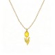 COLLANA CON PENDENTE TULIPANO IN SMALTO COLORATO - FJ2642D045
