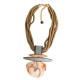 COLLANA IN CORDA CON PENDENTE IN RESINA - FT24128A474 COLLANA IN CORDA CON PENDENTE IN RESINA - FT24128A474
